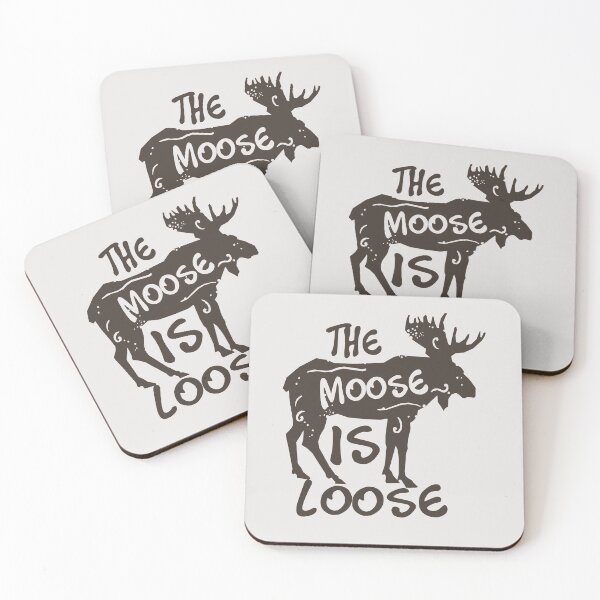 Item preview, The Moose is Loose Camping - Camper / Hiker Funny Gift Ideas for christmas Moose lovers designed and sold by biigshow.