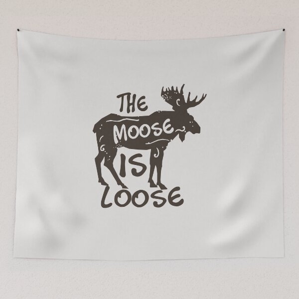 Item preview, The Moose is Loose Camping - Camper / Hiker Funny Gift Ideas for christmas Moose lovers designed and sold by biigshow.