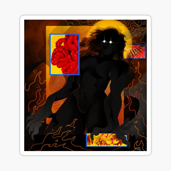 patron saint of anger Sticker