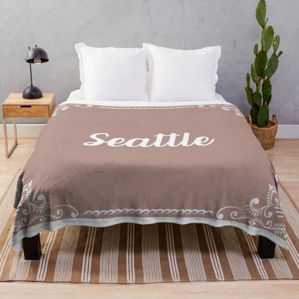 Item preview, Seattle - Monogram Boho Style (Pastel Pink) designed and sold by CityCollection.