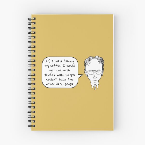 Aperçu de l'œuvre Le bureau: Dwight Schrutte Coffin créée et vendue par BatemanBranding.