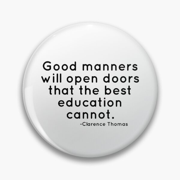 Item preview, Clarence Thomas on Manners designed and sold by Yviemakes.