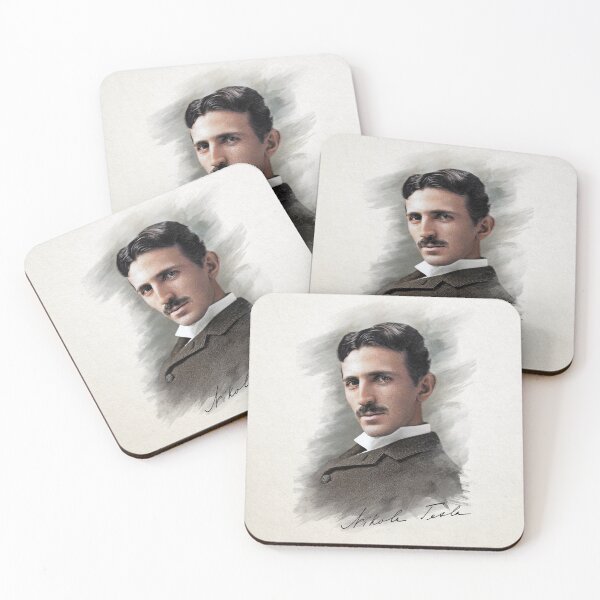 Item preview, Nikola Tesla Portrait Art designed and sold by KAI-Studio.