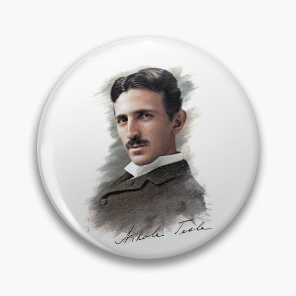 Item preview, Nikola Tesla Portrait Art designed and sold by KAI-Studio.