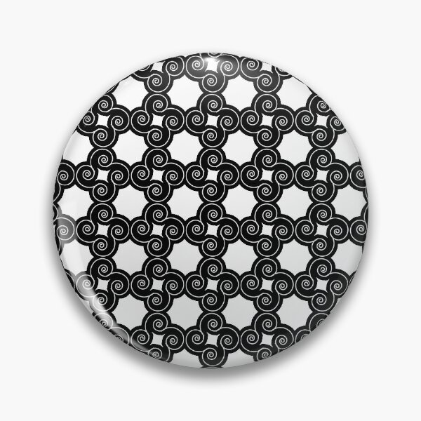 Item preview, swirl waving pattern black and white designed and sold by kickwear-com.