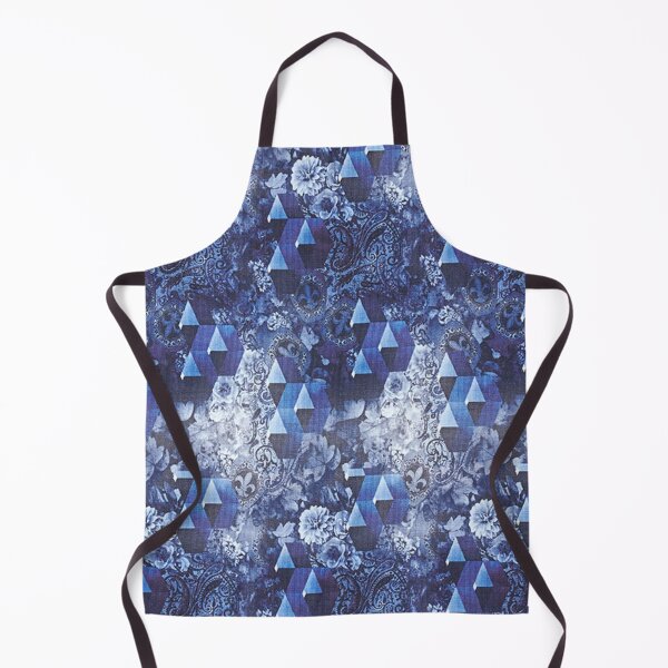 Item preview, Floral Ornaments & Lozenges - blue designed and sold by jwebmarket.