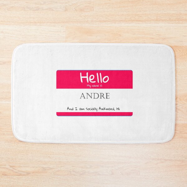 Item preview, My Name is Andre And I Am Socially Awkward designed and sold by IcyTees.