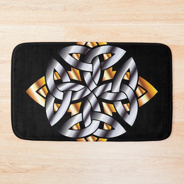Item preview, Gold Silver Effect Celtic Infinite Pattern  designed and sold by Harlake.