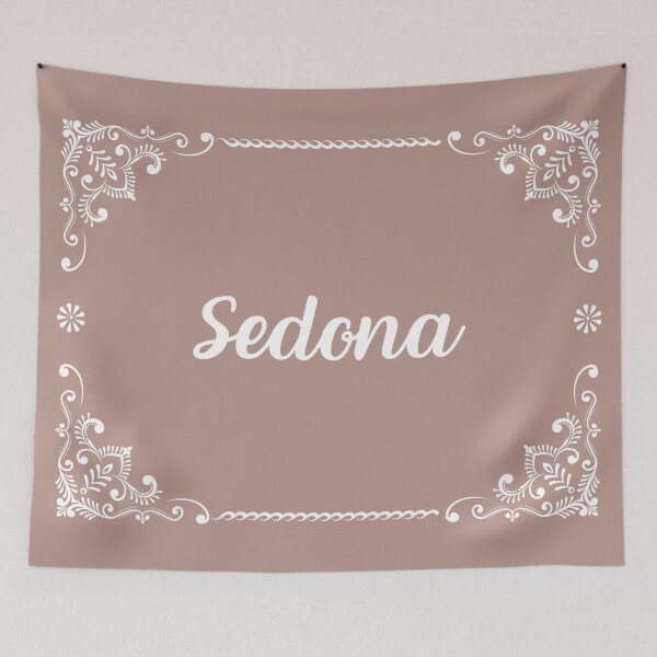 Item preview, Sedona - Monogram Boho Style (Pastel Pink) designed and sold by CityCollection.