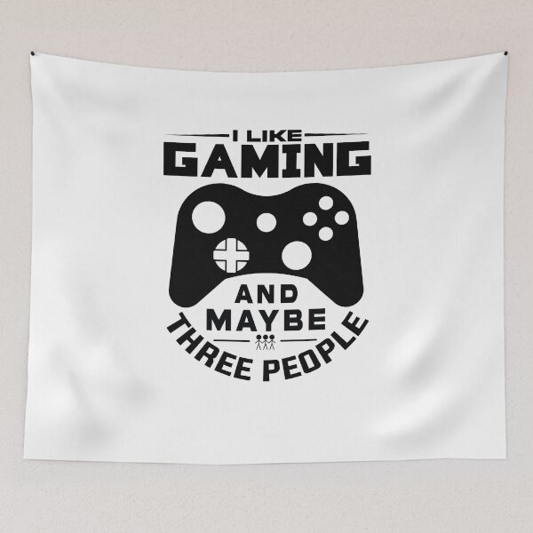 Item preview, I Like Gaming And Maybe Three People, funny gaming gift ideas designed and sold by bdmart33.