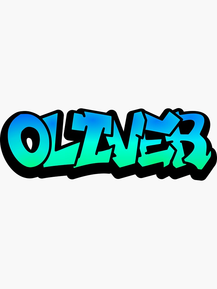 "Oliver" Sticker for Sale by CuteCupcakes | Redbubble