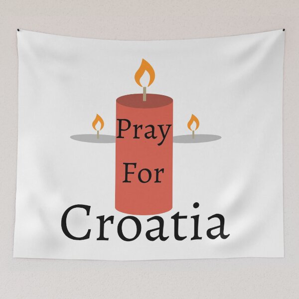 Item preview, pray for croatia designed and sold by GabyVGalindo.