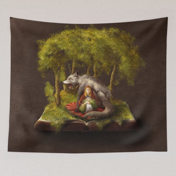 Item preview, The Wolf and the Girl designed and sold by DVerissimo.