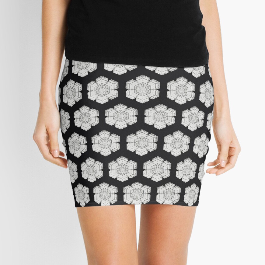 Detailed photo of snowflake Mini Skirt
