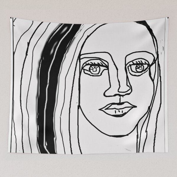 Item preview, Lady Grey in black and white. designed and sold by cbishopbailey.
