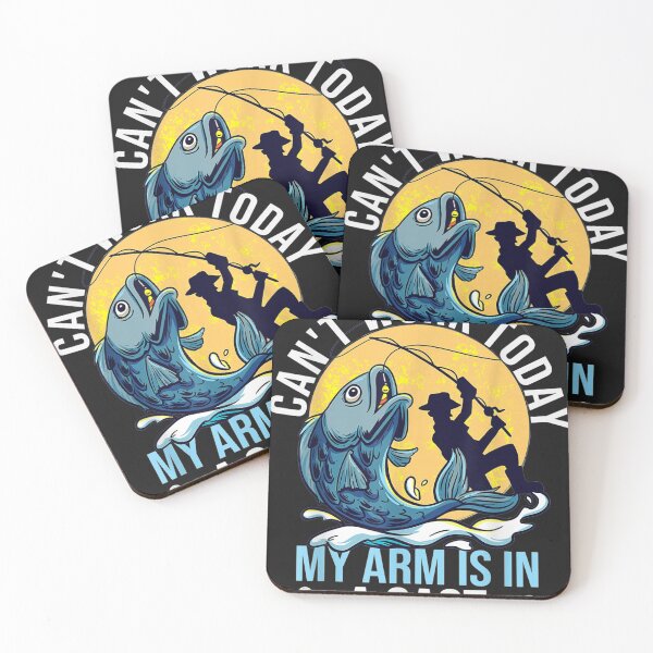 Item preview, Cant Work Today My Arm Is In A Cast Funny Fishing Quote TShirt0 designed and sold by josephvinson689.