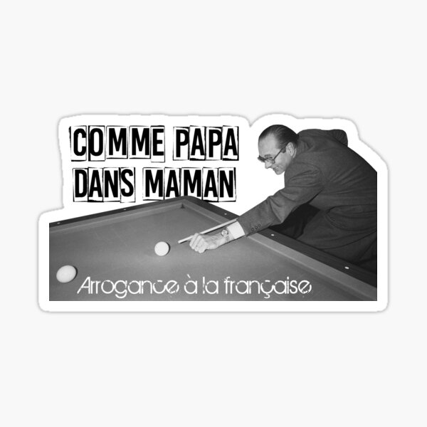 Comme Papa dans Maman Sticker