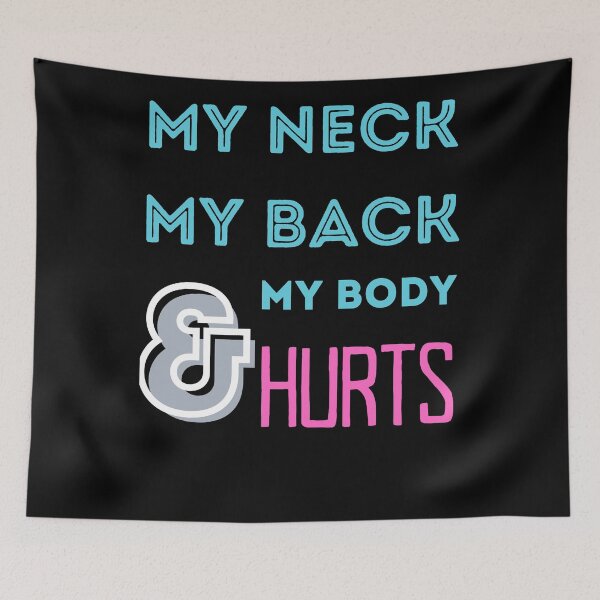 Item preview, Neck, Back and Body Hurts designed and sold by ChibiKolossus.