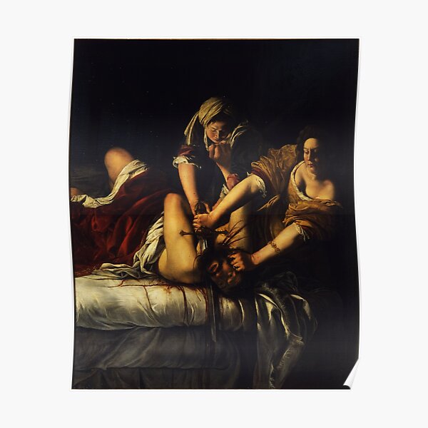 Judith Slaying Holofernes by Artemisia Gentileschi Poster