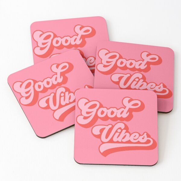 Item preview, Good Vibes Retro in Pink and Red designed and sold by neopop.