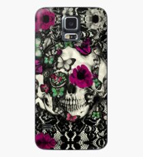 Funda/vinilo para Samsung Galaxy Cráneo victoriano de encaje gótico