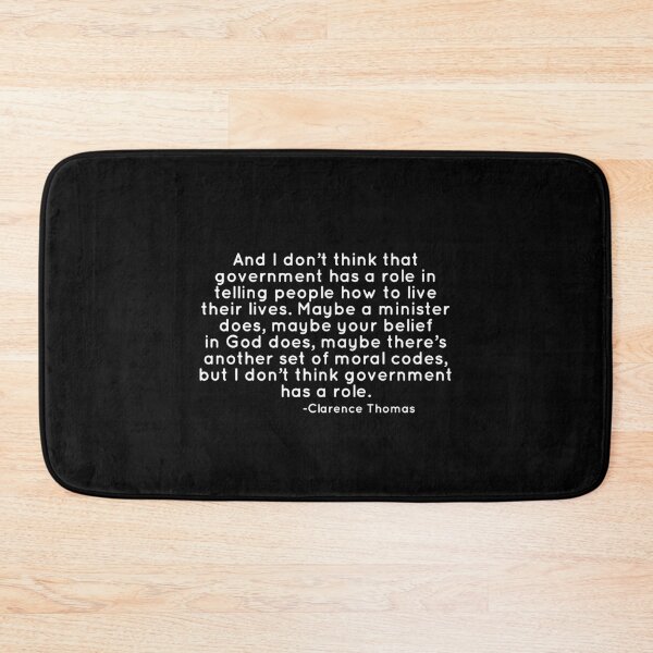 Item preview, Clarence Thomas on how to think (white) designed and sold by Yviemakes.