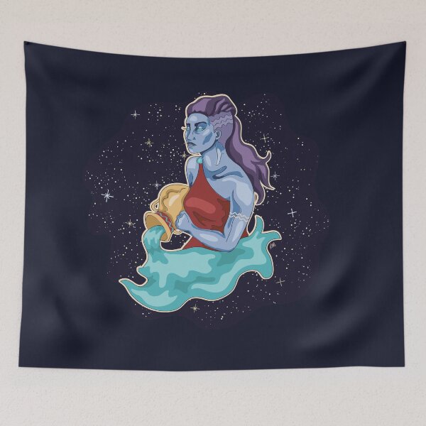 Item preview, Cosmic Aquarius 3 | Aquarius Zodiac designed and sold by Karli Mogen.
