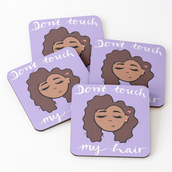 Item preview, Don't touch my hair! designed and sold by Curls-n-Coffee.