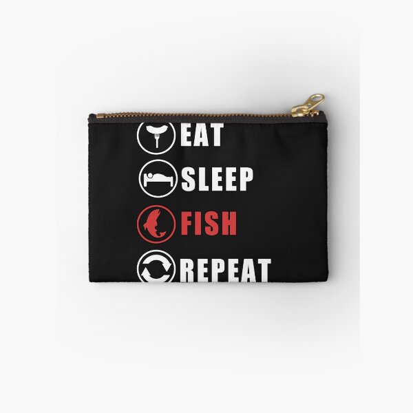 Item preview, Eat Sleep Fish Repeat designed and sold by teledesign.