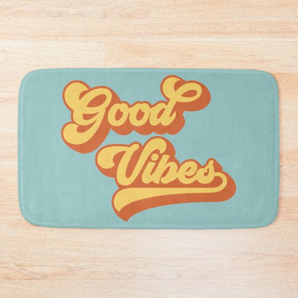 Item preview, Good Vibes in Yellow, Orange and Blue Retro designed and sold by neopop.