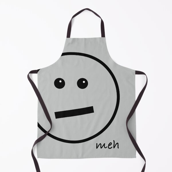 Item preview, Meh Face - Oversized on Grey designed and sold by Whoopsidoodle.