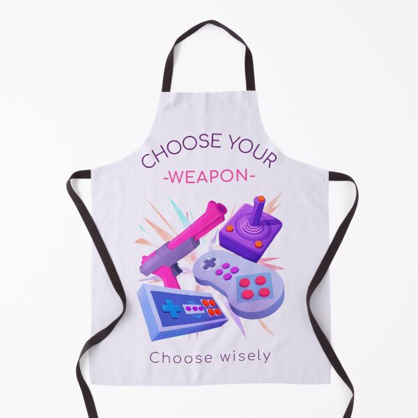 Item preview, Gamer weapons "Choose your weapon, choose wisely" - Gift for gamers, vintage design designed and sold by TamGustam.