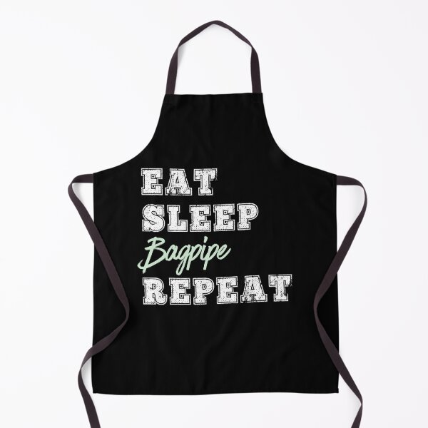 Item preview, Funny Bagpipe Player Bagpiper Scottish Band Irish Bagpipes Eat Sleep Repeat designed and sold by carlhunt99.
