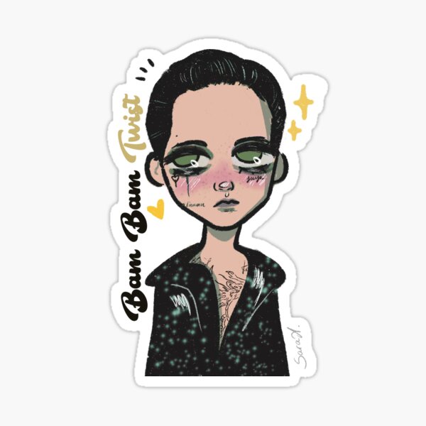 Bam bam twist Achille Lauro Sticker