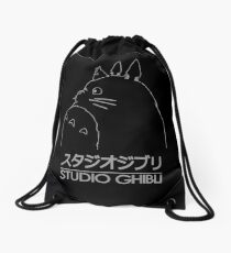 Studio ghibli totoro Drawstring Bag