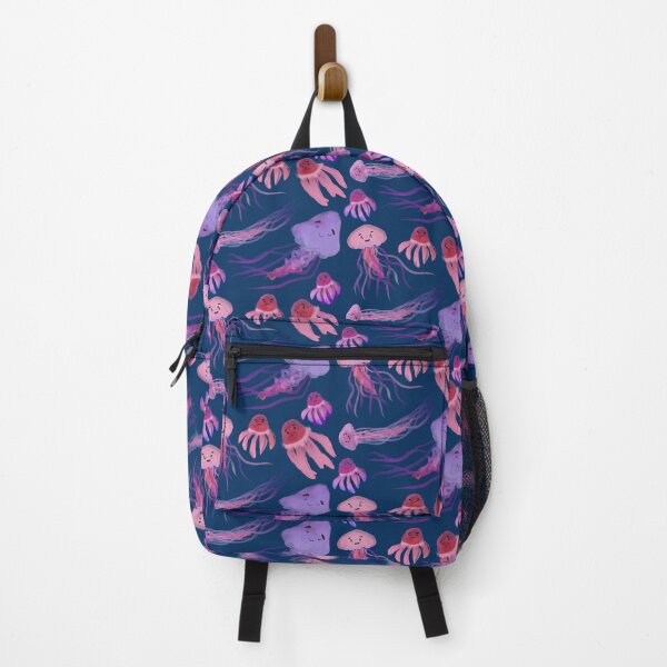 Item preview, Cute Watercolor Jellyfish - Pink and Purple Cartoon designed and sold by TheRainbowRoom.