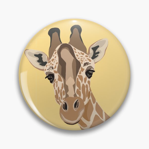 Item preview, Giraffe Yellow Background designed and sold by VeronArtLab.