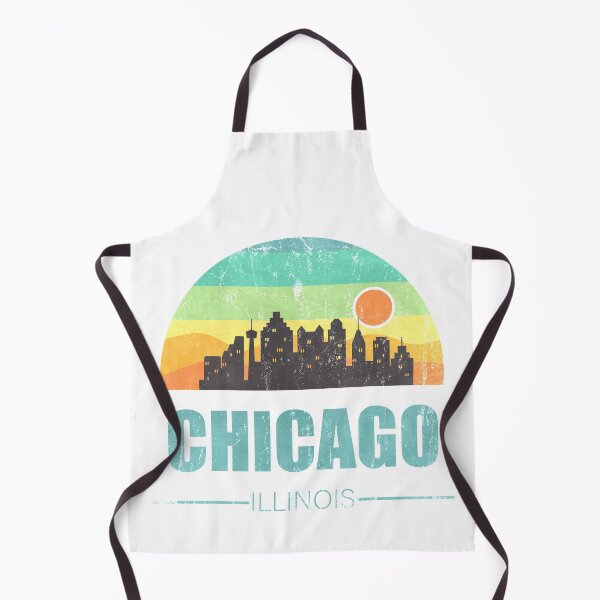 Item preview, Vintage Chiacgo City Skyline Retro Sunset Souvenir 70s 80s designed and sold by kalpanik_Rehana_Begum.