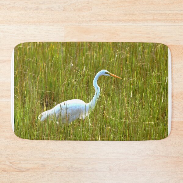 Item preview, Marsh Grass And An Egret designed and sold by LisaWootenPhoto.