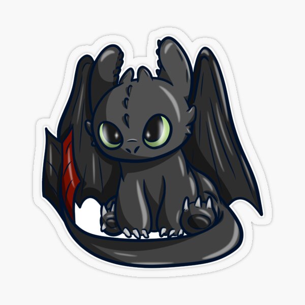 Petit Dragon Sticker transparent