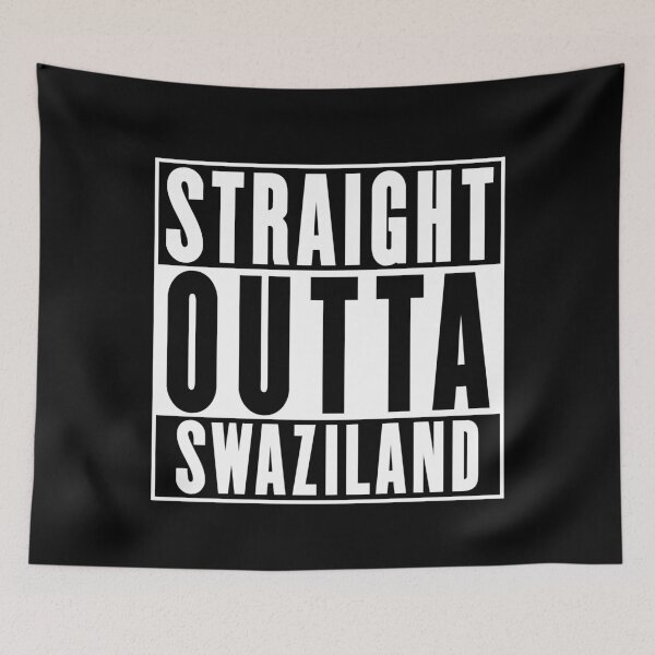 Item preview, Straight Outta Swaziland designed and sold by RandomStuffShop.