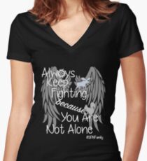 Supernatural Campaigns Women's Fitted V-Neck T-Shirt