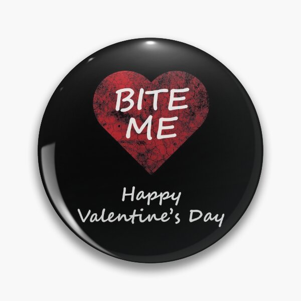 Item preview, Anti-Valentine Rejection - Bite Me designed and sold by GeekHeadDesigns.