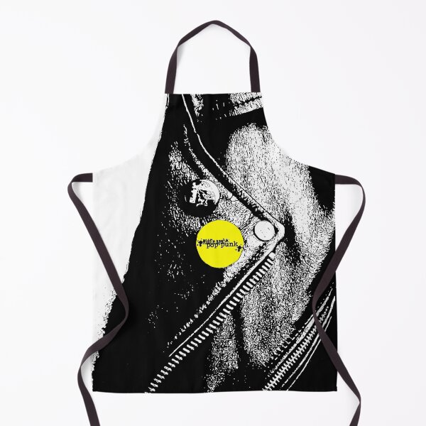 Item preview, Middle Aged Pop Punk Leather Jacket (Yellow Pin) designed and sold by Getonboardman.
