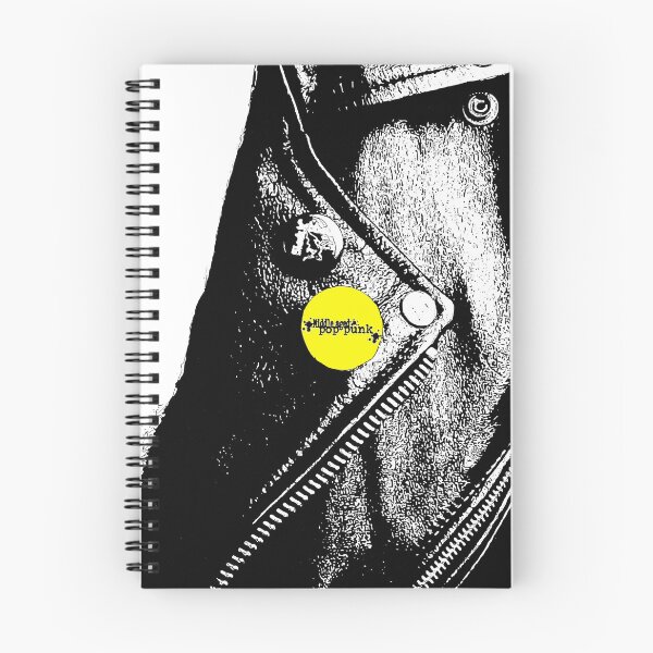 Aperçu de l'œuvre Veste en cuir Pop Punk d'âge moyen (épingle jaune) créée et vendue par Getonboardman.