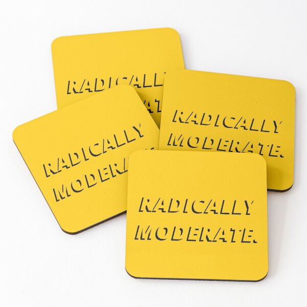 Item preview, Radically moderate yellow background  designed and sold by themoderateview.