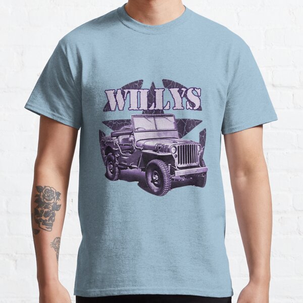 willys v8 cars WW2 MILITARY offroad usa 4x4 t shirt ARMY over lander 