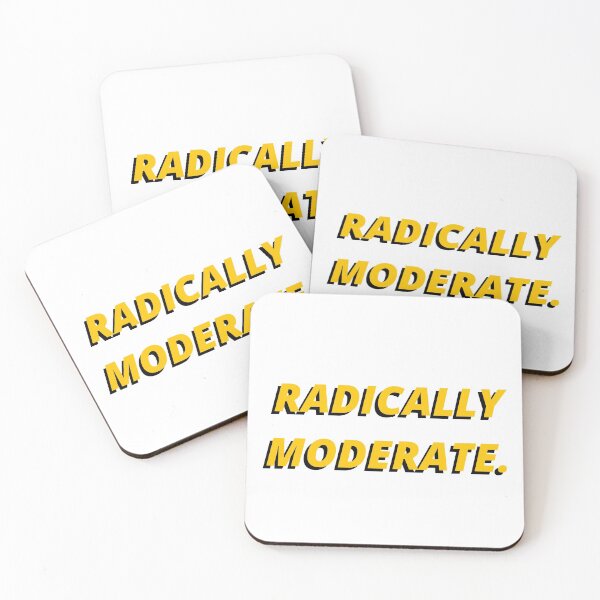 Item preview, Radically moderate (no background) designed and sold by themoderateview.