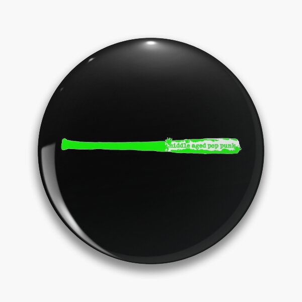 Item preview, Middle Aged Pop Punk Baseball Bat (Green) designed and sold by Getonboardman.