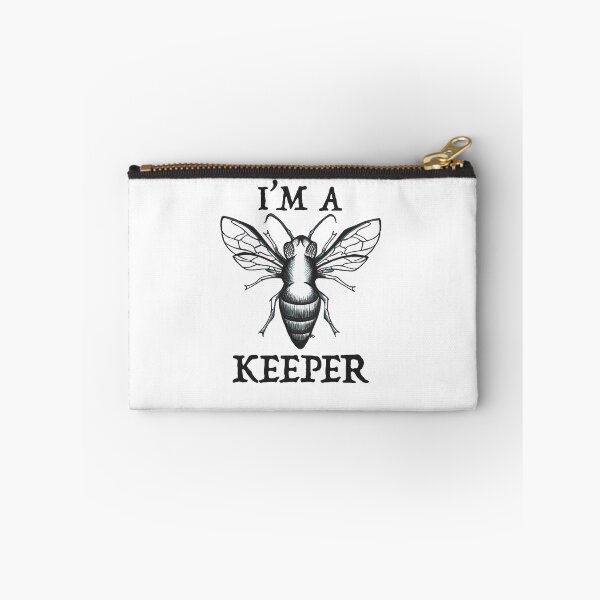 Item preview, Black and White Honey Bee - I'm A Keeper designed and sold by The White Bat.